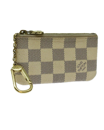 Canvas Coin Purse with Damier Azur Pattern by Louis Vuitton