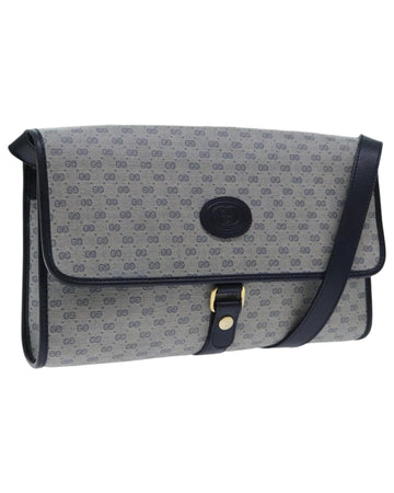 Micro GG Supreme Shoulder Bag with Adjustable Strap and Button Clasp
