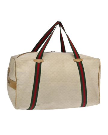 Micro GG Supreme Web Sherry Line Boston Bag