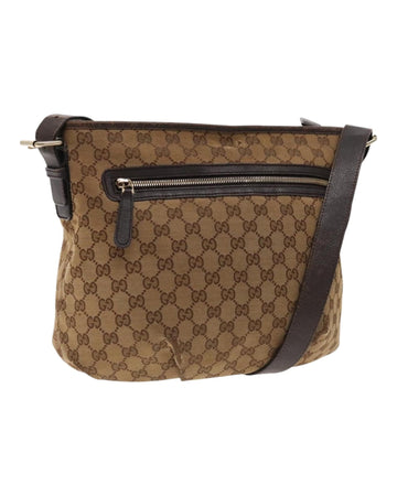 GG Canvas Shoulder Strap with Gold Hardware