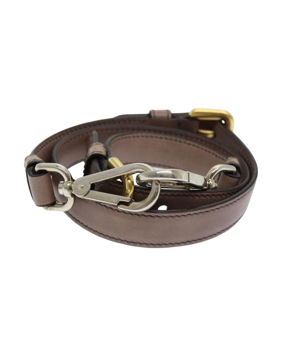 Adjustable Leather Shoulder Strap with Metal Fittings
