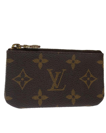 Monogram Canvas Coin Purse with Metal Fittings