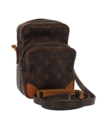 Monogram Canvas Shoulder Bag with Adjustable Strap