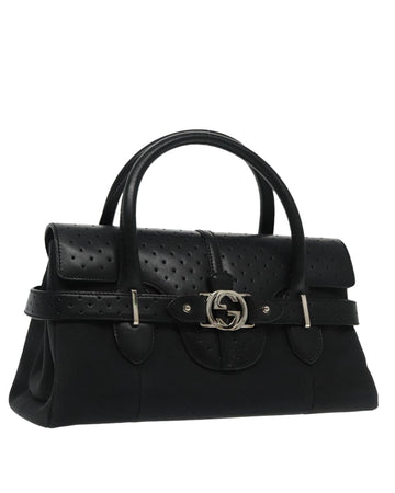 Gucci Perforated Leather Satchel