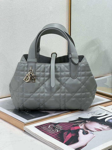 Makersluxe - Toujours Bag Blue Macrocannage Calfskin