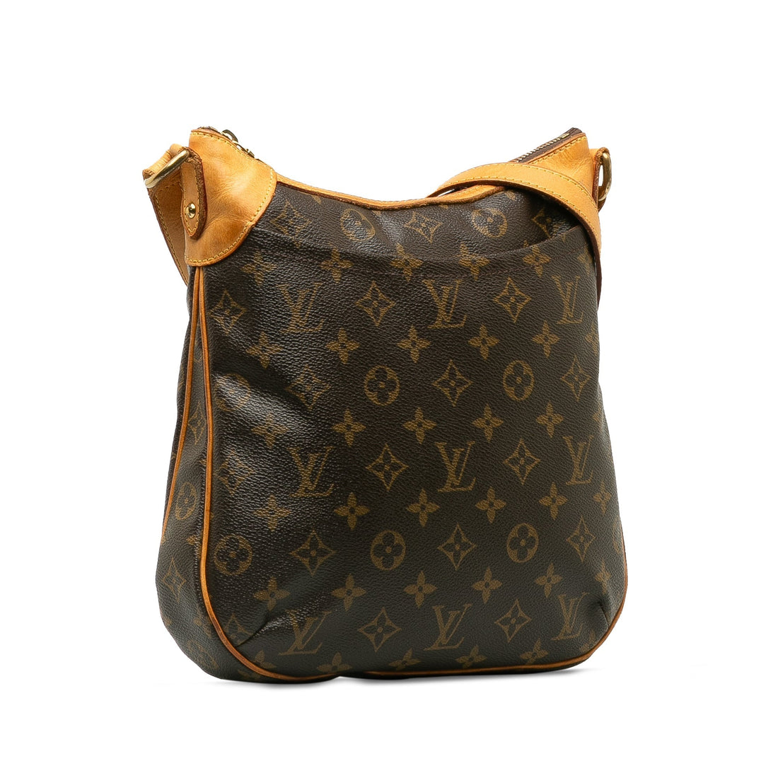 Brown Louis Vuitton Monogram Odeon MM Crossbody Bag
