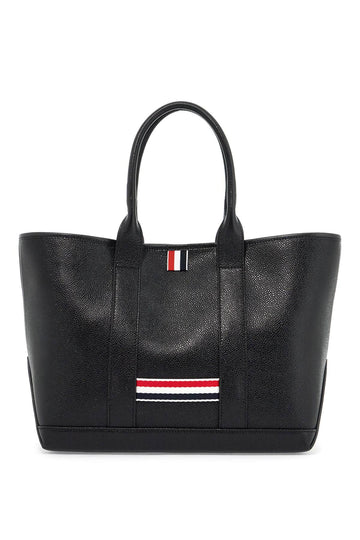 Thom Browne Small Leather Tote Bag For Tools Men