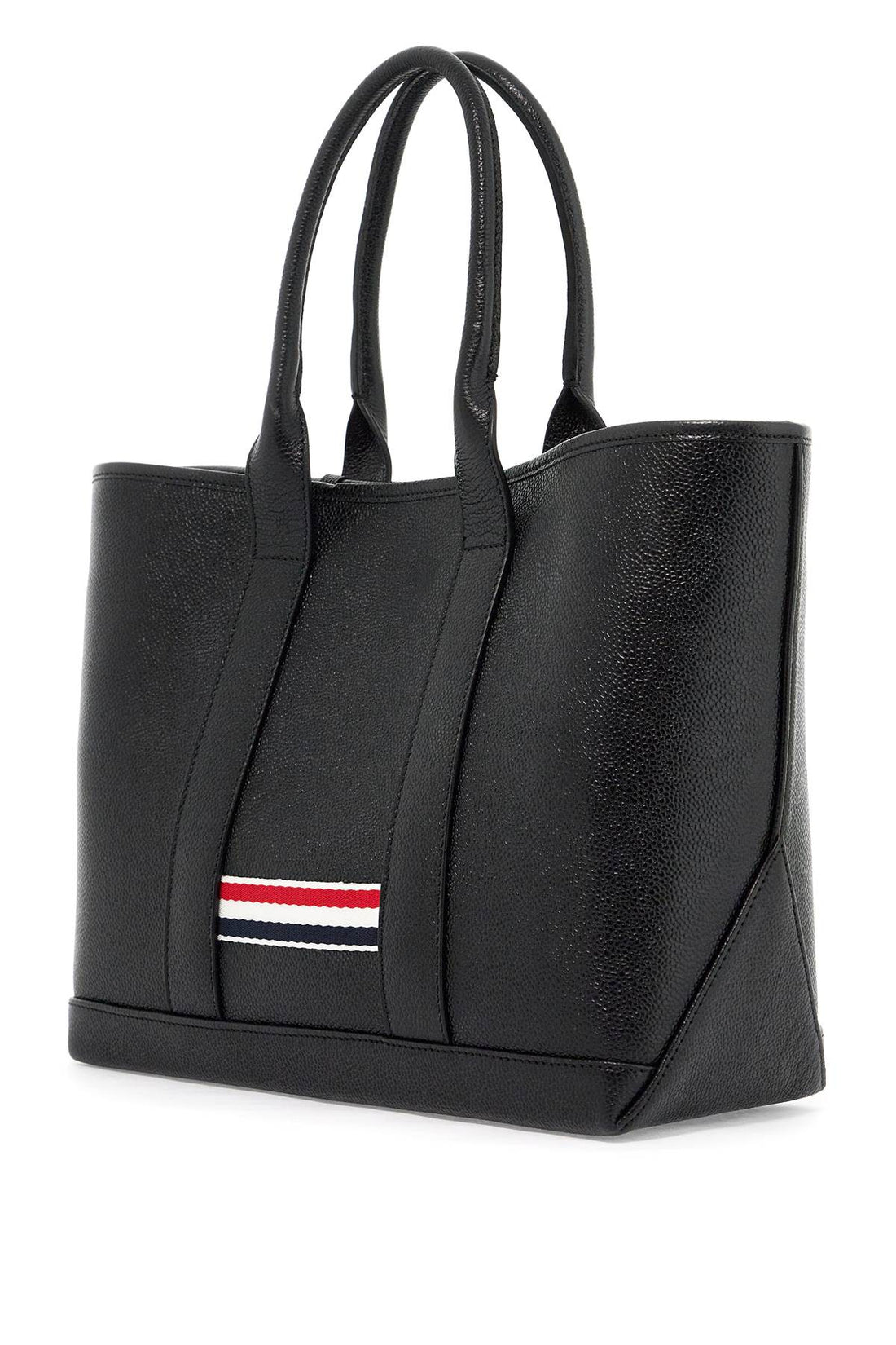 Thom Browne Small Leather Tote Bag For Tools Men