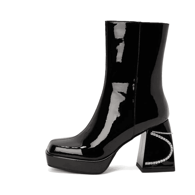 Makersluxe Shoes Any Women's Patent Leather Boots