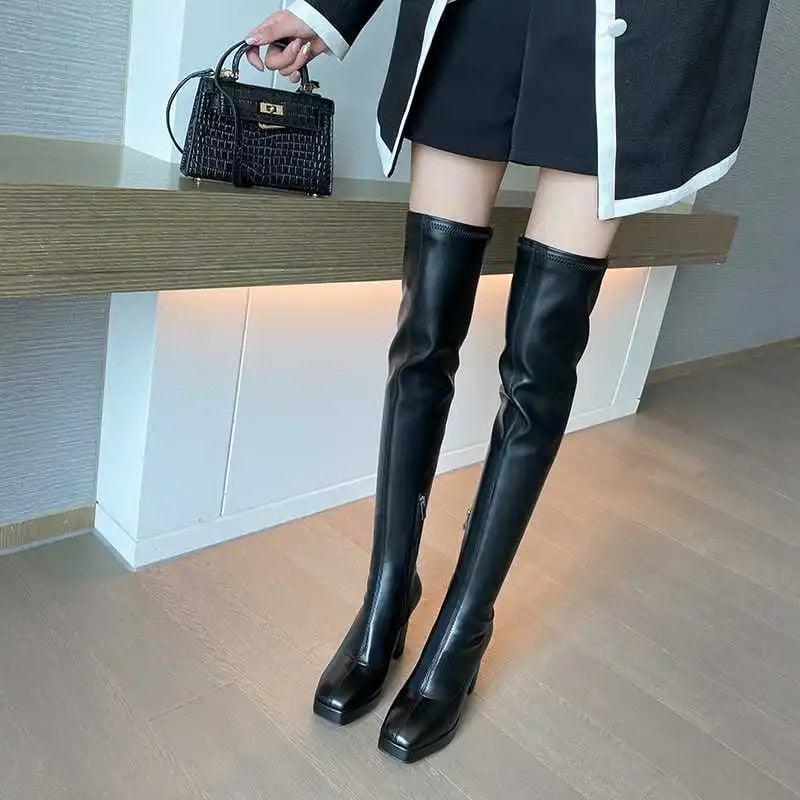 Makersluxe Shoes Karine Women's Over the knee Boots