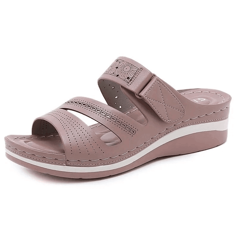 Makersluxe Shoes Laty Wedge Sandal
