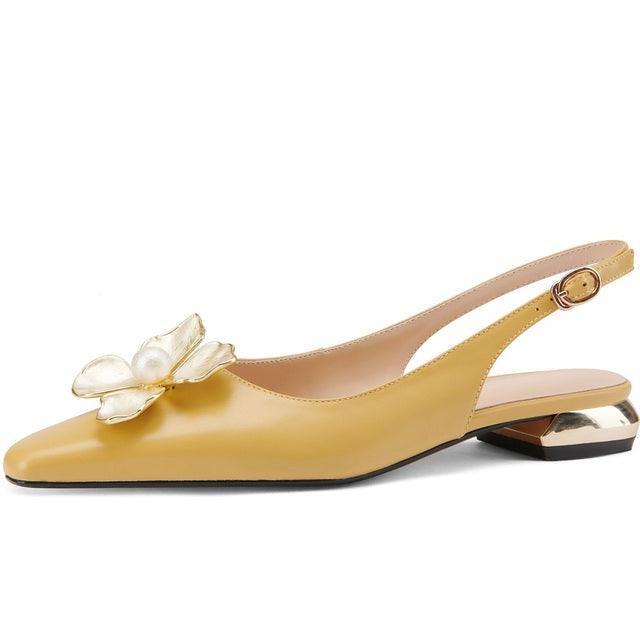 Makersluxe Shoes Reina Women's Slingback Pumps
