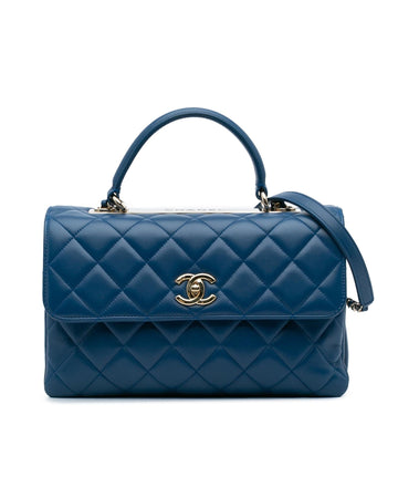 Quilted Lambskin Leather Trendy CC Flap Bag