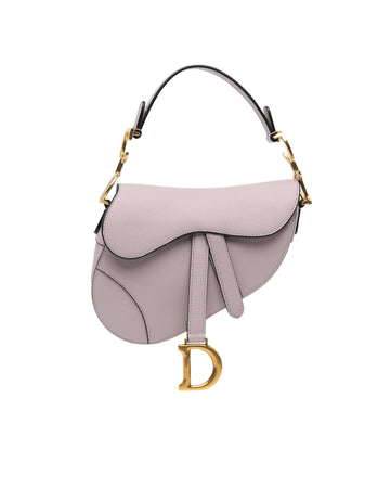 Mini Leather Saddle Bag with Magnetic Closure