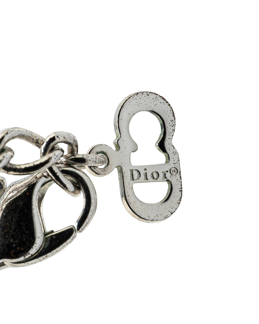 Brass Oblique Padlock Pendant Necklace with Chain and Clasp