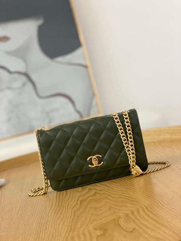 Makersluxe - Woc Chain Wallet Bag Green
