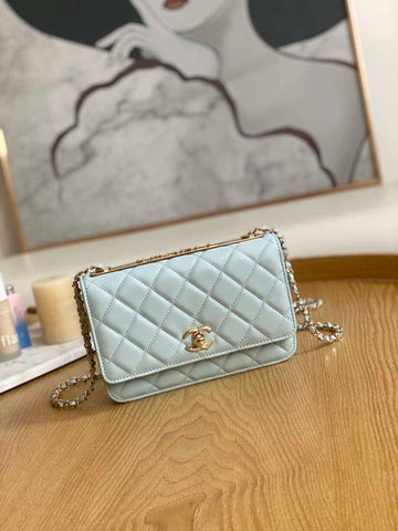 Makersluxe - Woc Chain Wallet Bag Light Blue