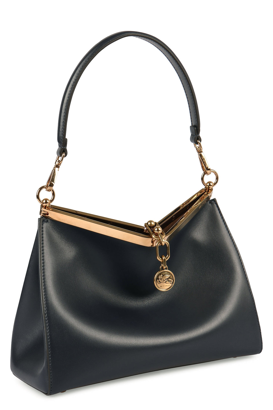 VELA MEDIA LEATHER SHOULDER BAG