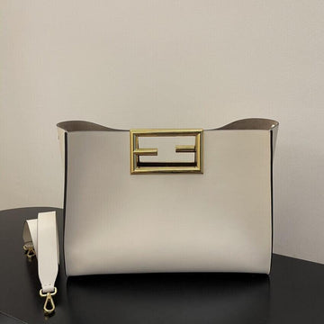 Makersluxe Calf Leather Medium Way Bag - FND 793
