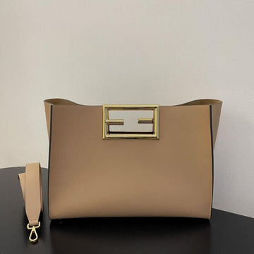 Makersluxe Calf Leather Medium Way Bag - FND 796