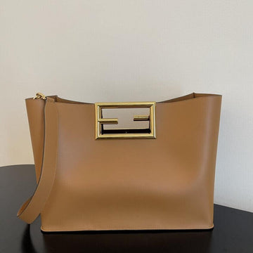Makersluxe Calf Leather Medium Way Bag - FND 795