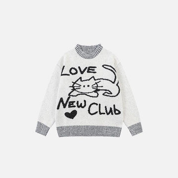 Cat's Cozy Club Sweater