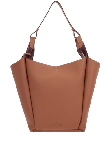 MEDIUM LEATHER BUCKET
