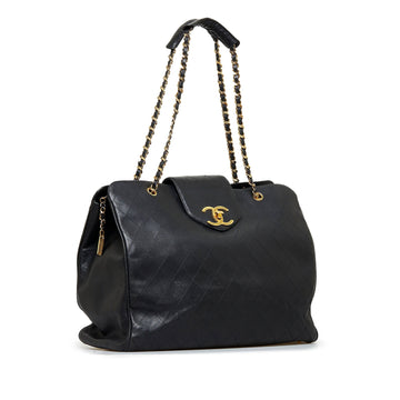 Chanel Supermodel Weekender XL Black Lambskin Gold