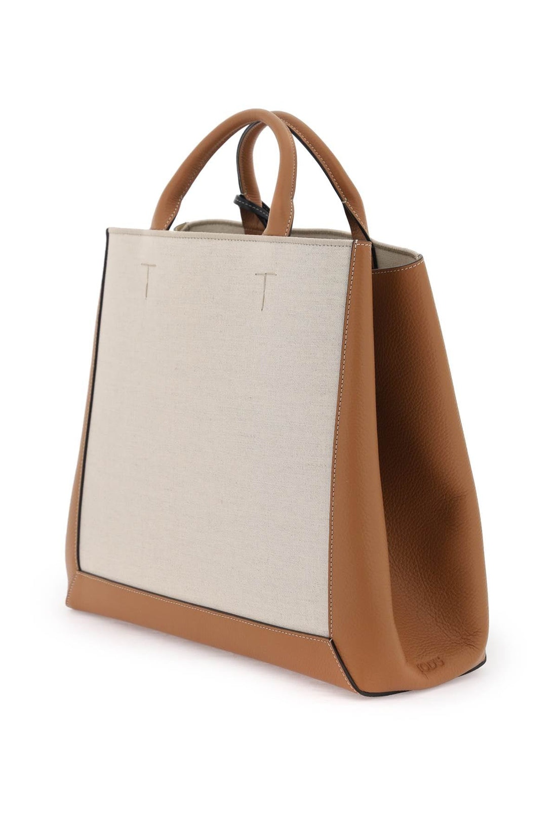 Tod's Canvas & Leather Tote Bag Women
