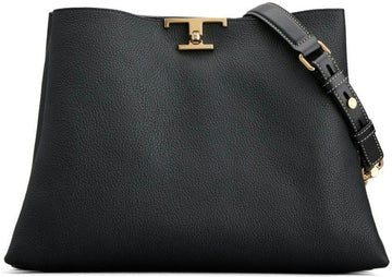 GOLD-TONE LOGO PLAQUE BAG