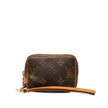 Brown Louis Vuitton Monogram Trousse Wapity Pouch