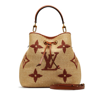 Monogram Raffia Neonoe MM