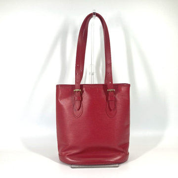 LOUIS VUITTON Shoulder Bag M5899E Epi Leather Red Epi Petit BucketPM Women Used