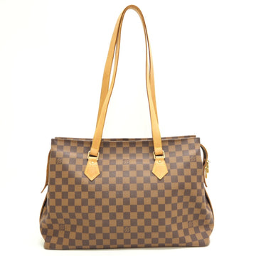 LOUIS VUITTON Shoulder Bag N99037 Damier canvas Brown Columbine Damier Women Used