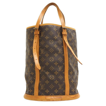 LOUIS VUITTON Shoulder Bag M42236 leather Brown Monogram BucketGM Women Used