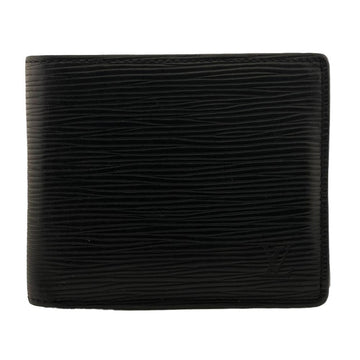 LOUIS VUITTON Bifold Wallet M62289 leather black Epi Portefeuille Marco Black mens Used