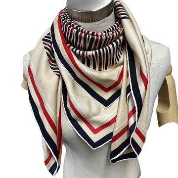 LOUIS VUITTON scarf M75803 silk beige AlmaPattern Women Used