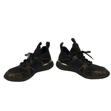 LOUIS VUITTON sneakers leather black Monogram After Game Line Mesh Women 36 1/2 Used