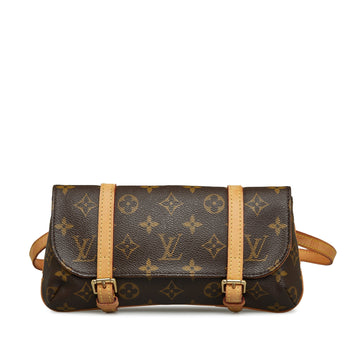Brown Louis Vuitton Monogram Marelle Pochette Belt Bag
