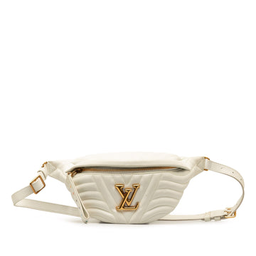White Louis Vuitton New Wave Bumbag Belt Bag