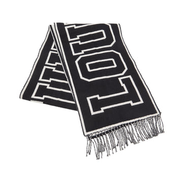 Black Louis Vuitton Cardiff Wool Scarf Scarves