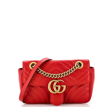 GG Marmont Flap Bag Matelasse Leather Mini