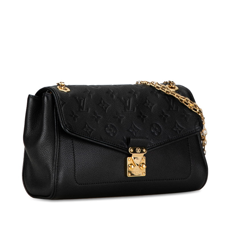 Louis Vuitton Monogram Amplant Sangerman PM Chain Shoulder Bag M48931 Noir Black  Leather  Louis Vuitton