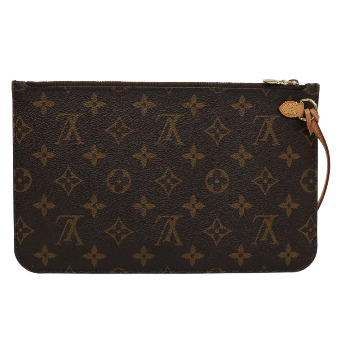 Louis Vuitton Neverfull  Canvas Clutch Bag ()