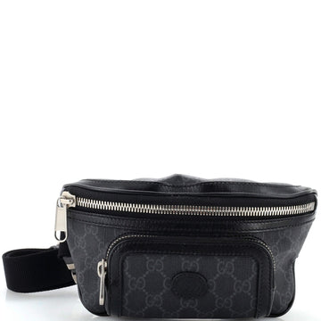 Interlocking G Patch Belt Bag GG Coated Canvas