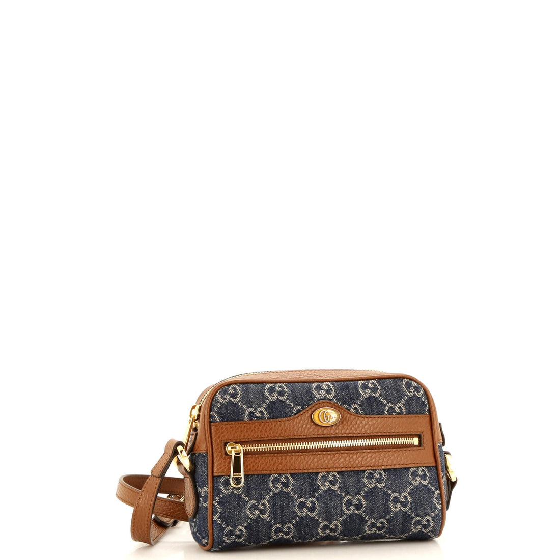 Ophidia Shoulder Bag GG Denim Mini