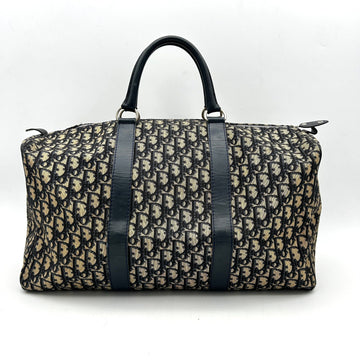 Christian Dior Navy Canvas Boston Bag Navy blue di6629eg