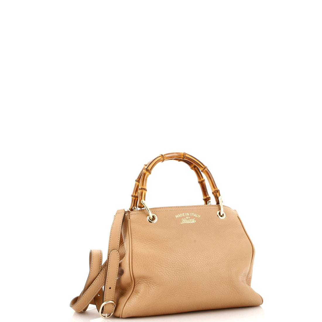 Bamboo Shopper Tote Leather Small