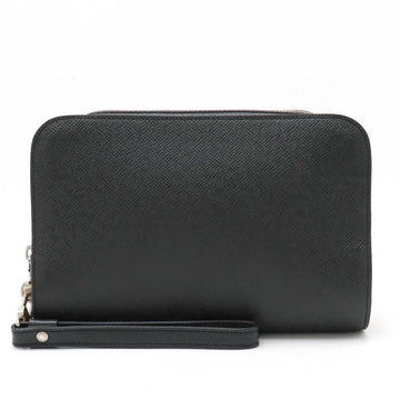 LOUIS VUITTON Louis Vuitton Tiger Bicycle Second Bag Cracks Bag Black Black Without Beta M30182