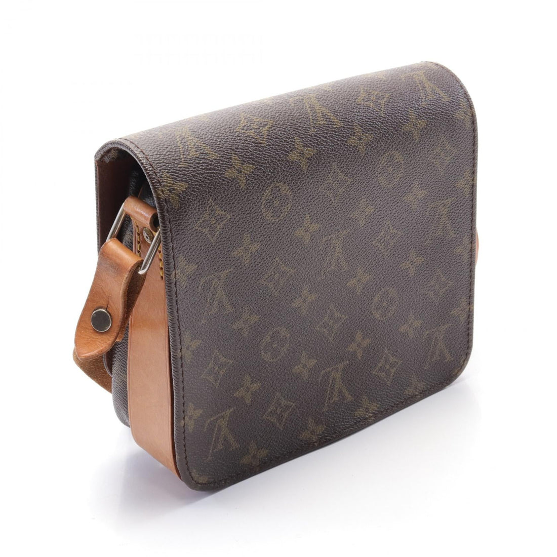Louis Vuitton Cartouchiere MM Shoulder Bag Brown